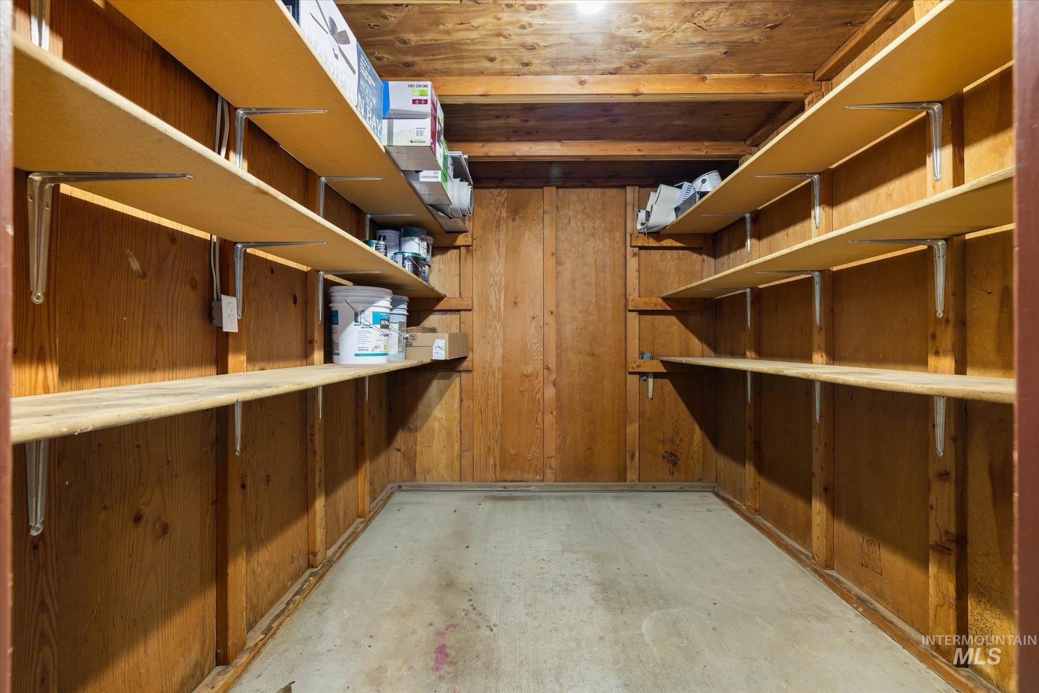 View of storage room