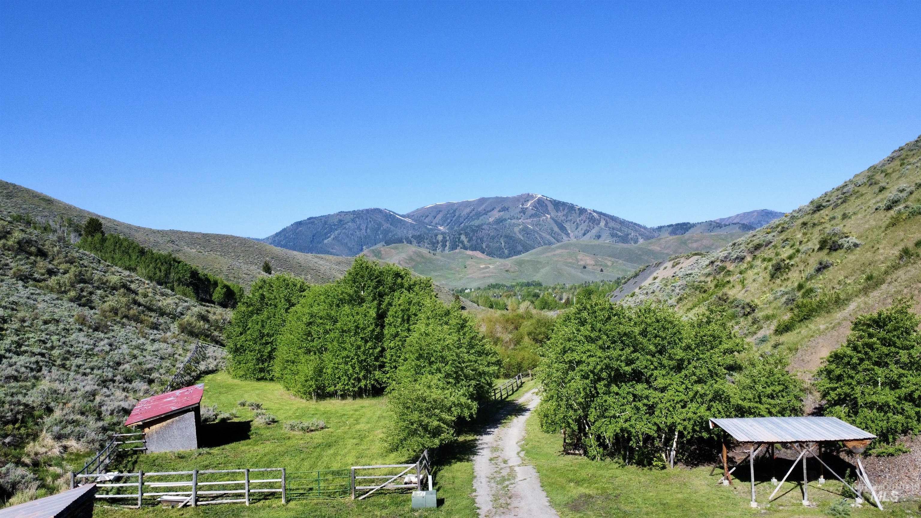 View of mountain background