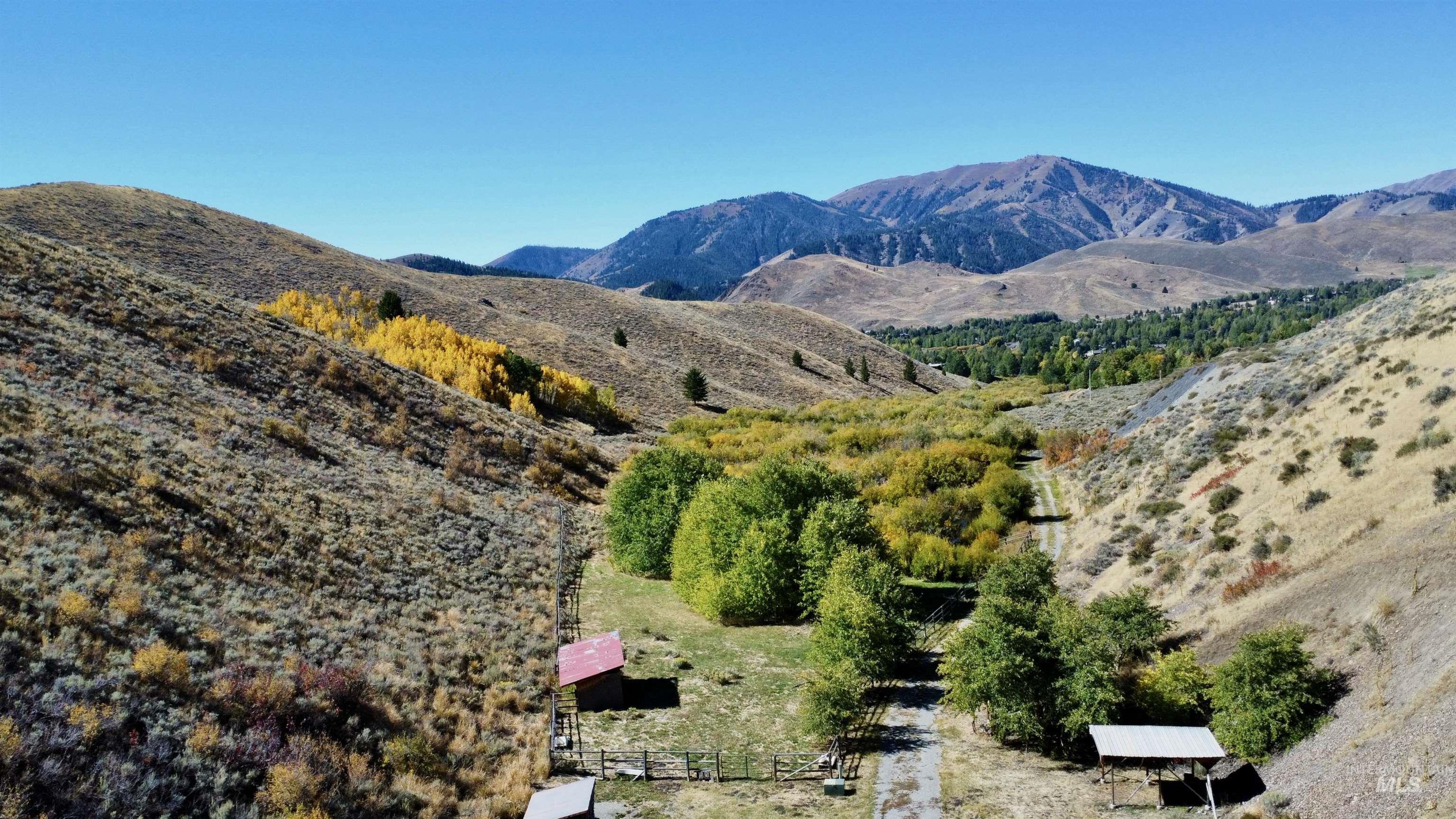View of mountain background