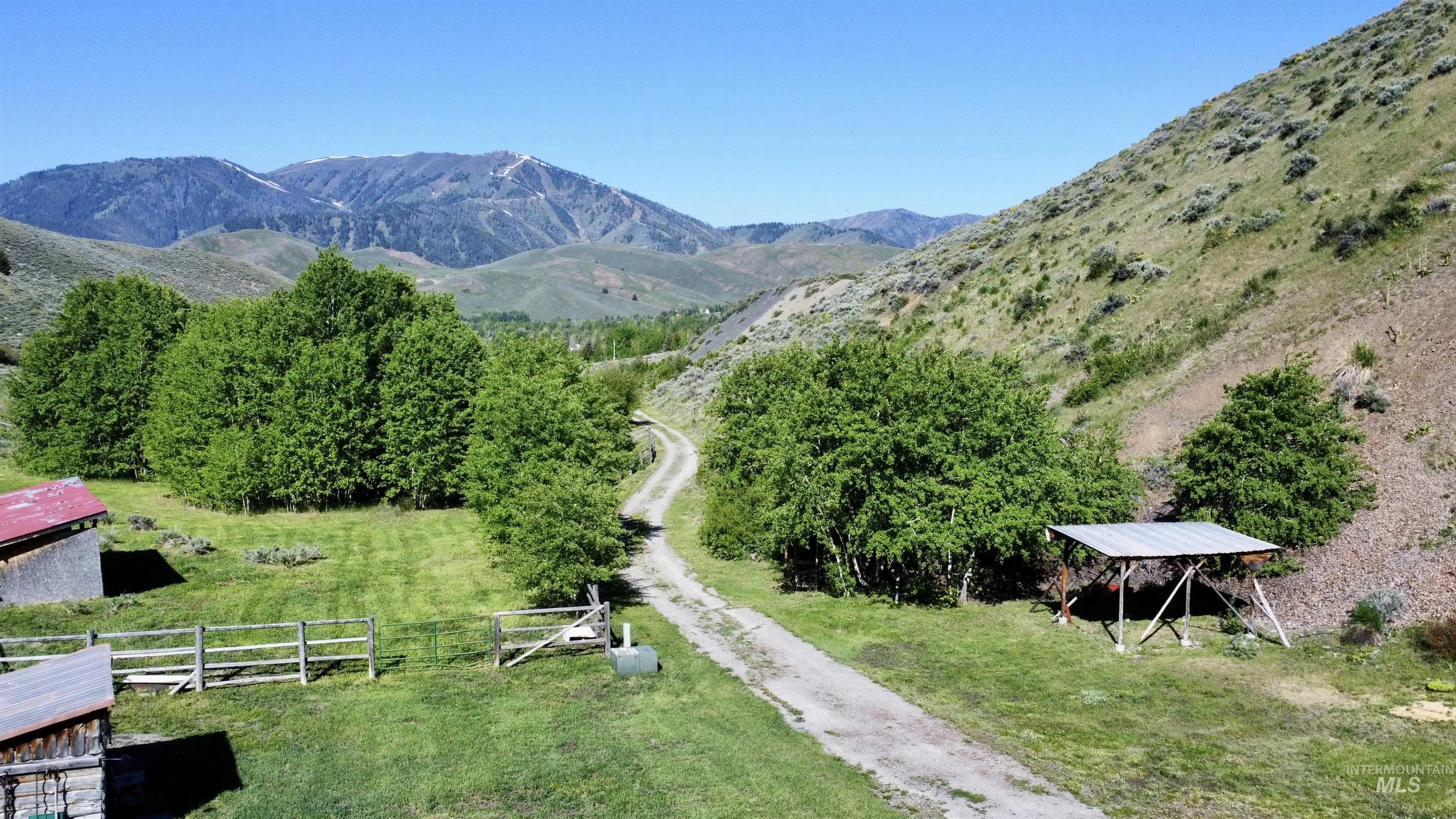 Mountain view featuring rural landscape