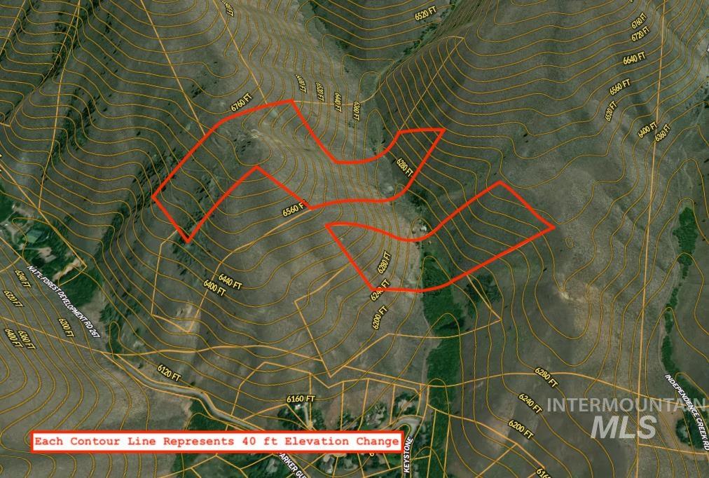 Aerial overview of property's location