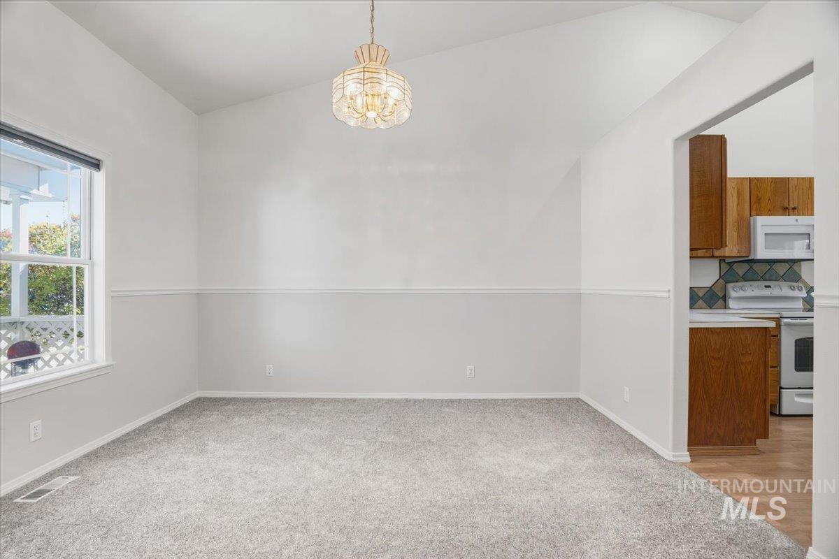 Option for office, den, dining space or recreation room.