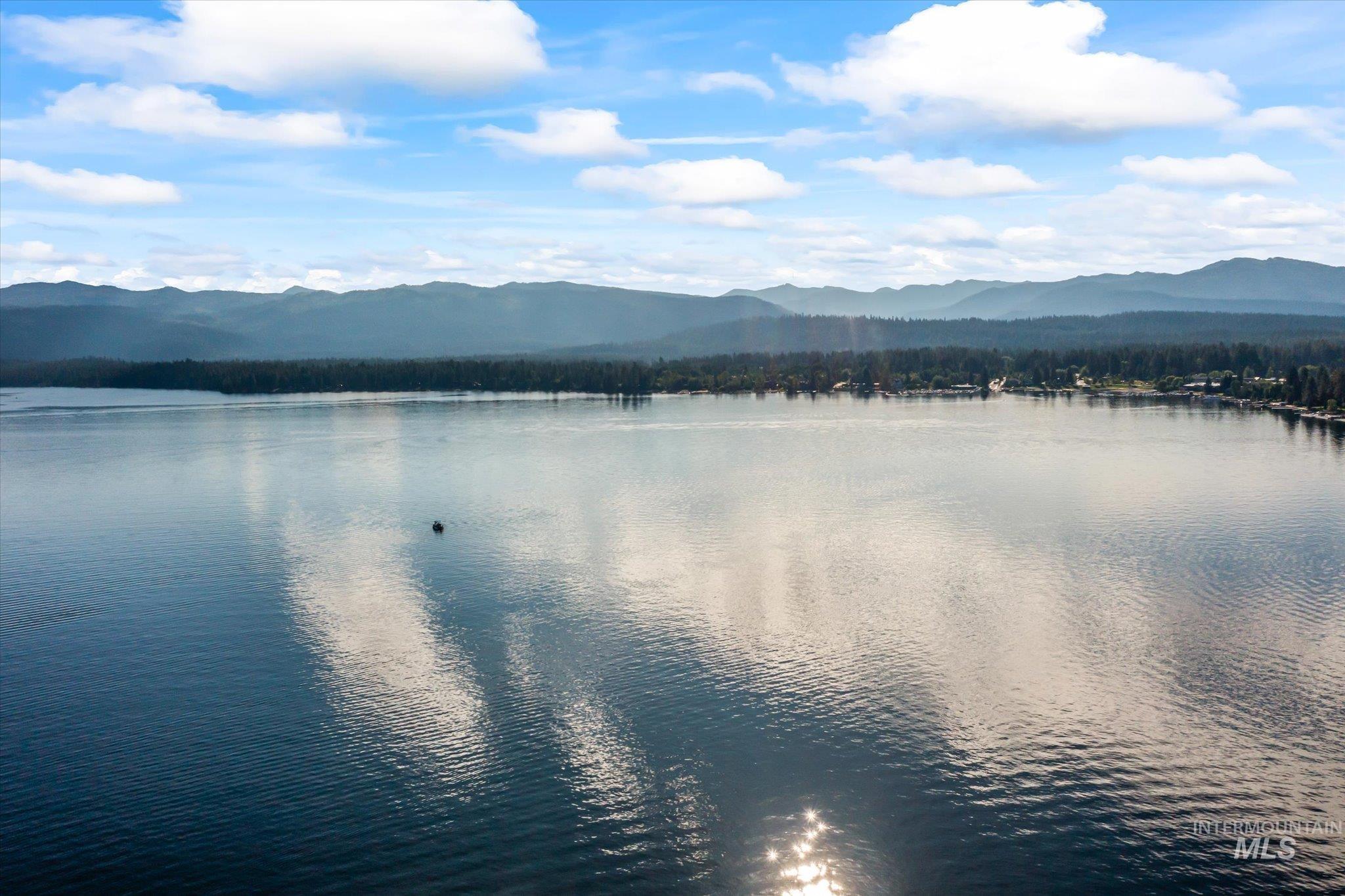 Water view featuring a mountainous background