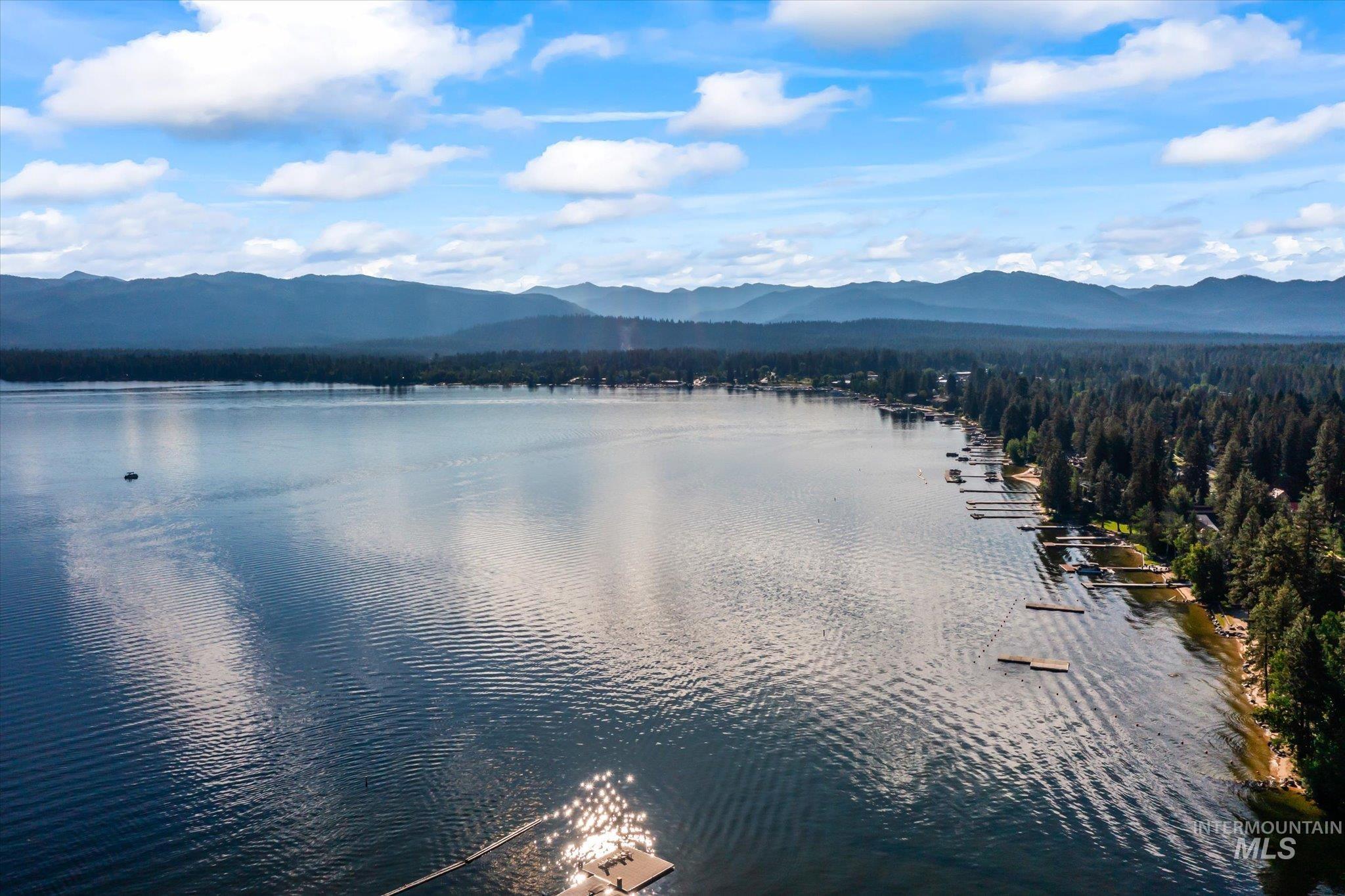 Water view featuring a mountain backdrop