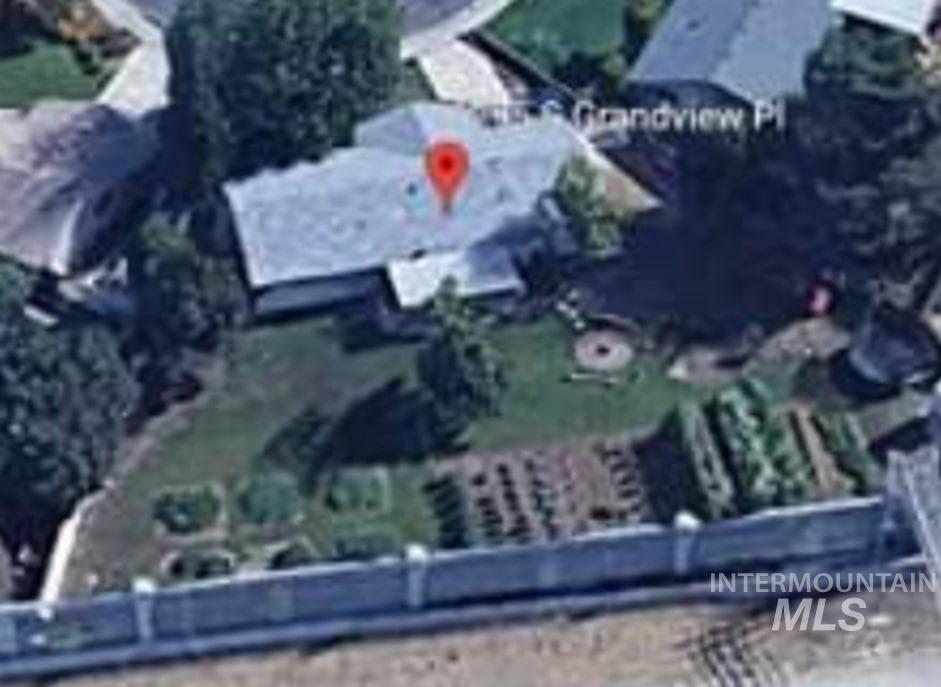 Aerial view of property's location