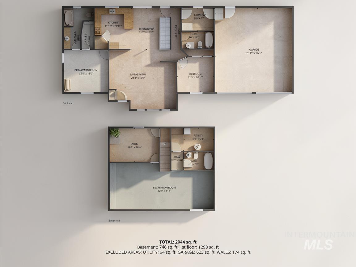 View of floor plan / room layout