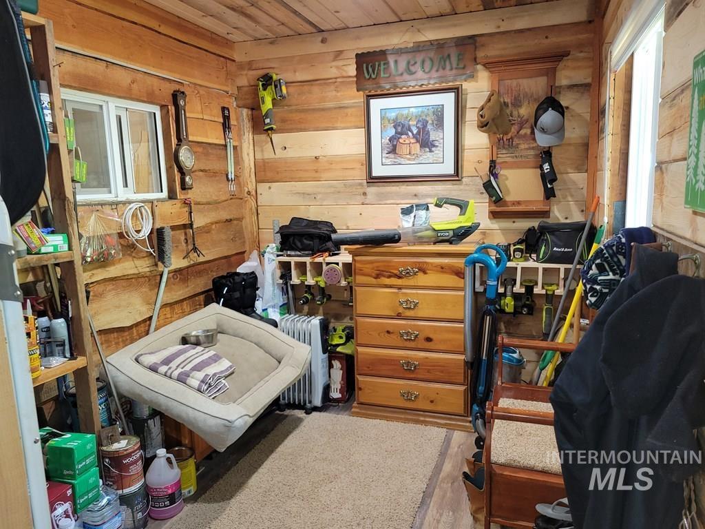 View of storage room