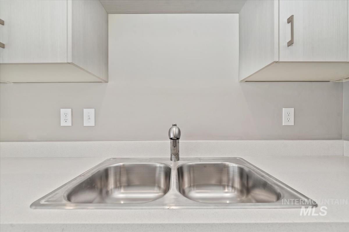 Kitchen view of a sink