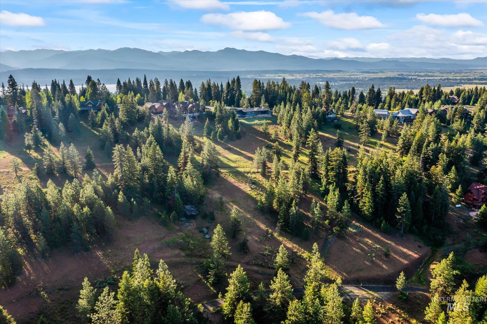 Aerial view of mountains
