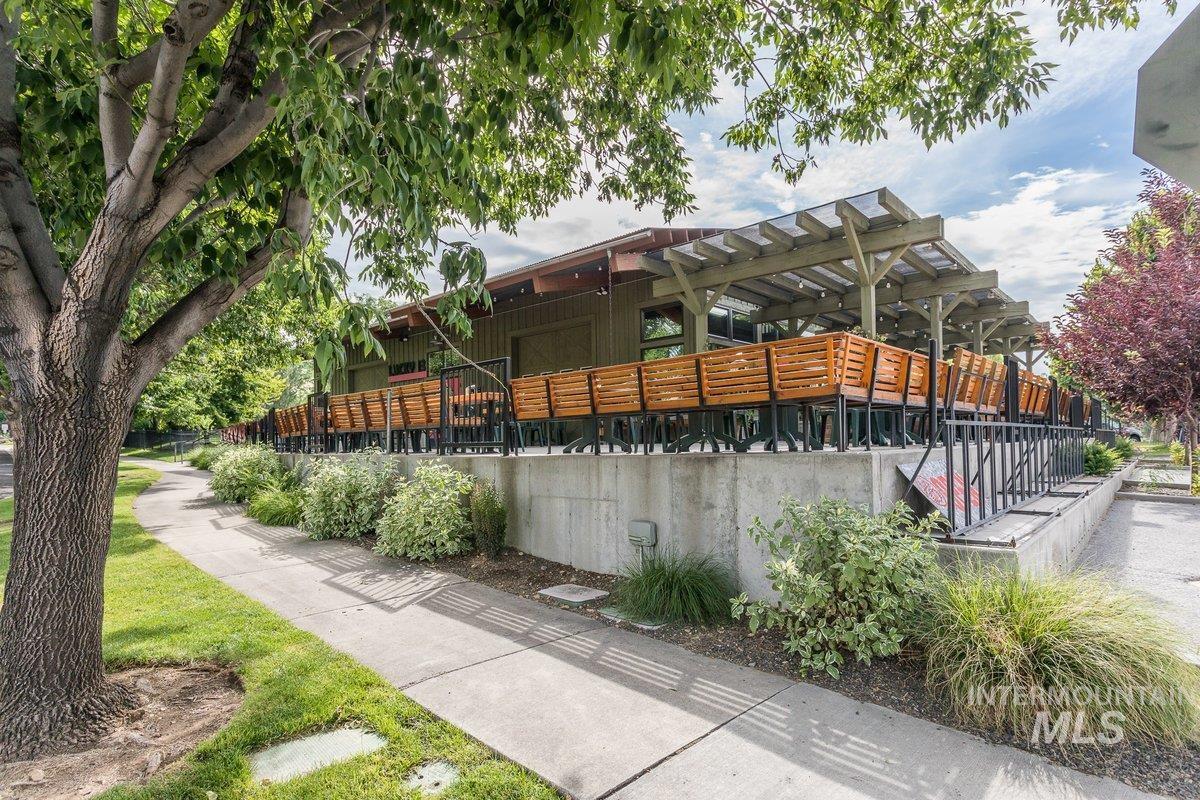 View of community featuring a pergola