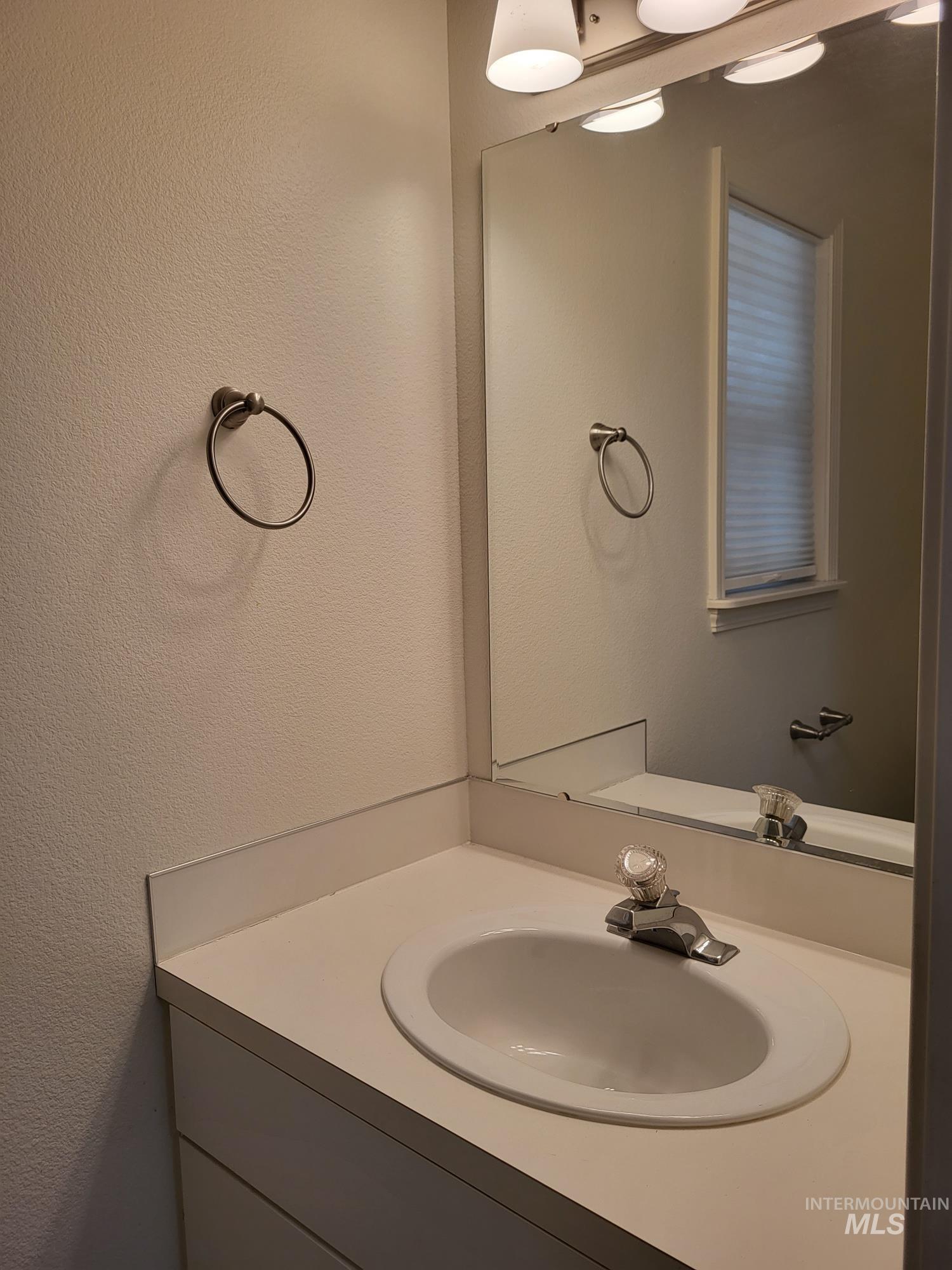 Half bath off of the laundry room