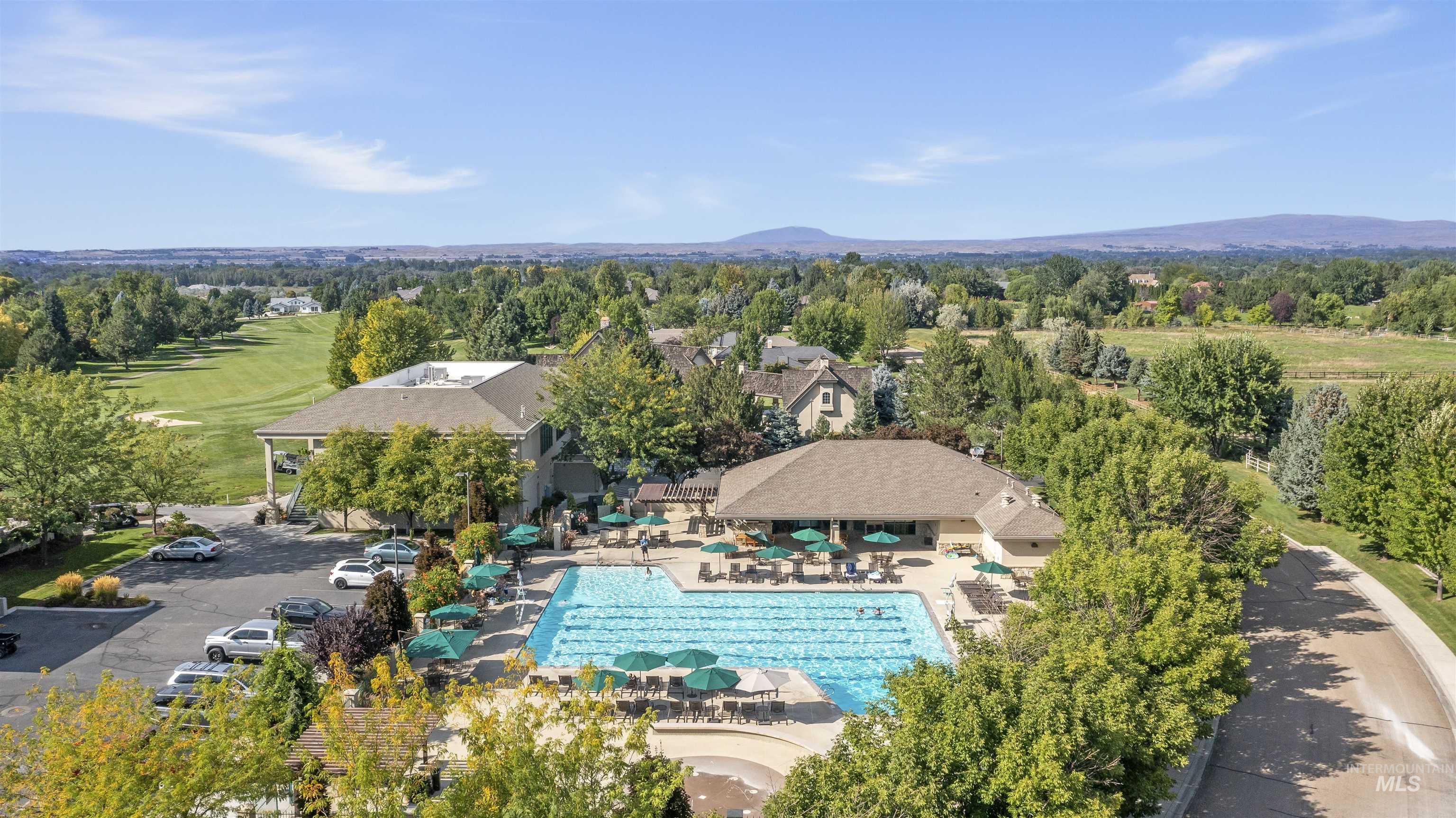 Bird's eye view of mountains