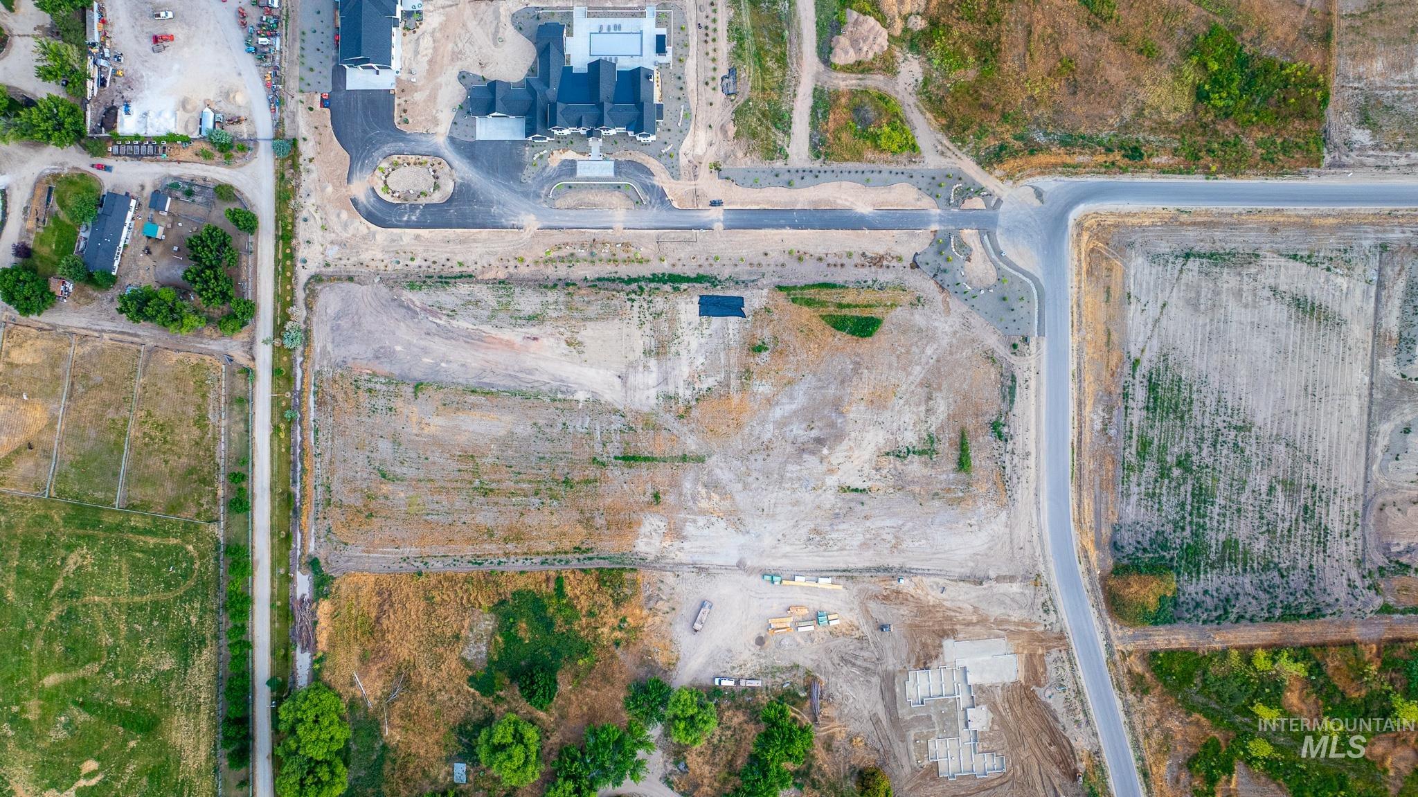 Aerial view of property's location