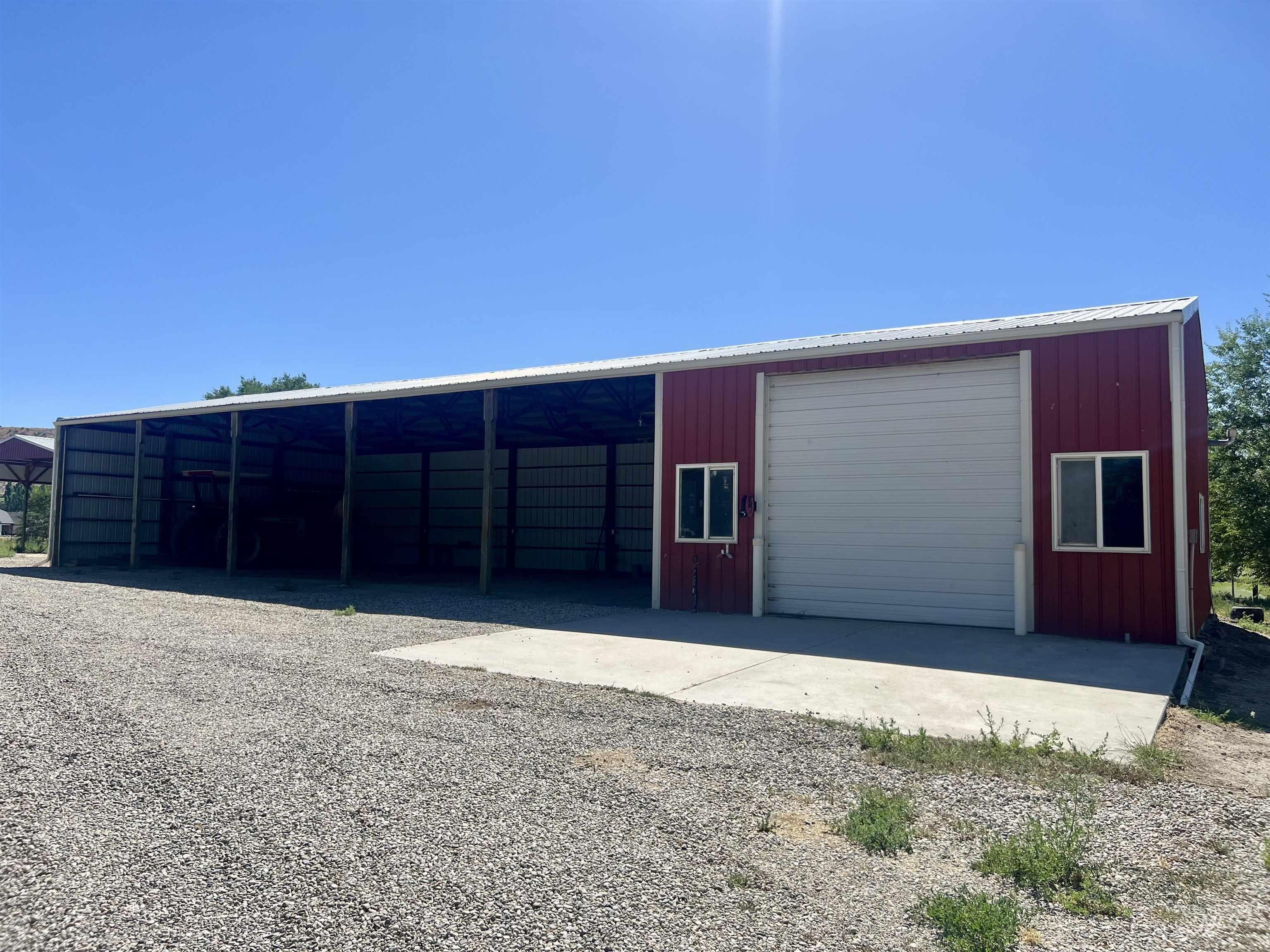 Garage featuring a garage