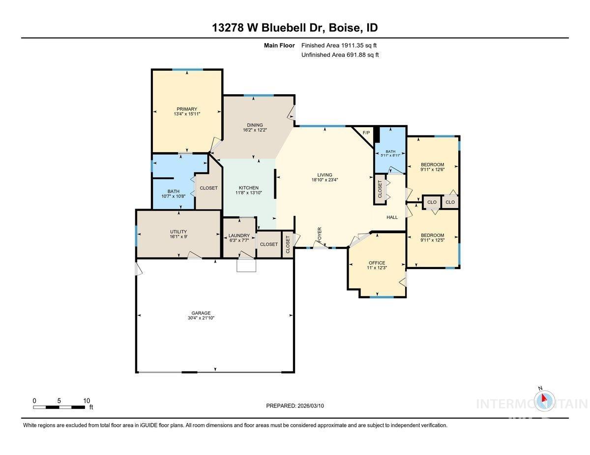 View of home floor plan