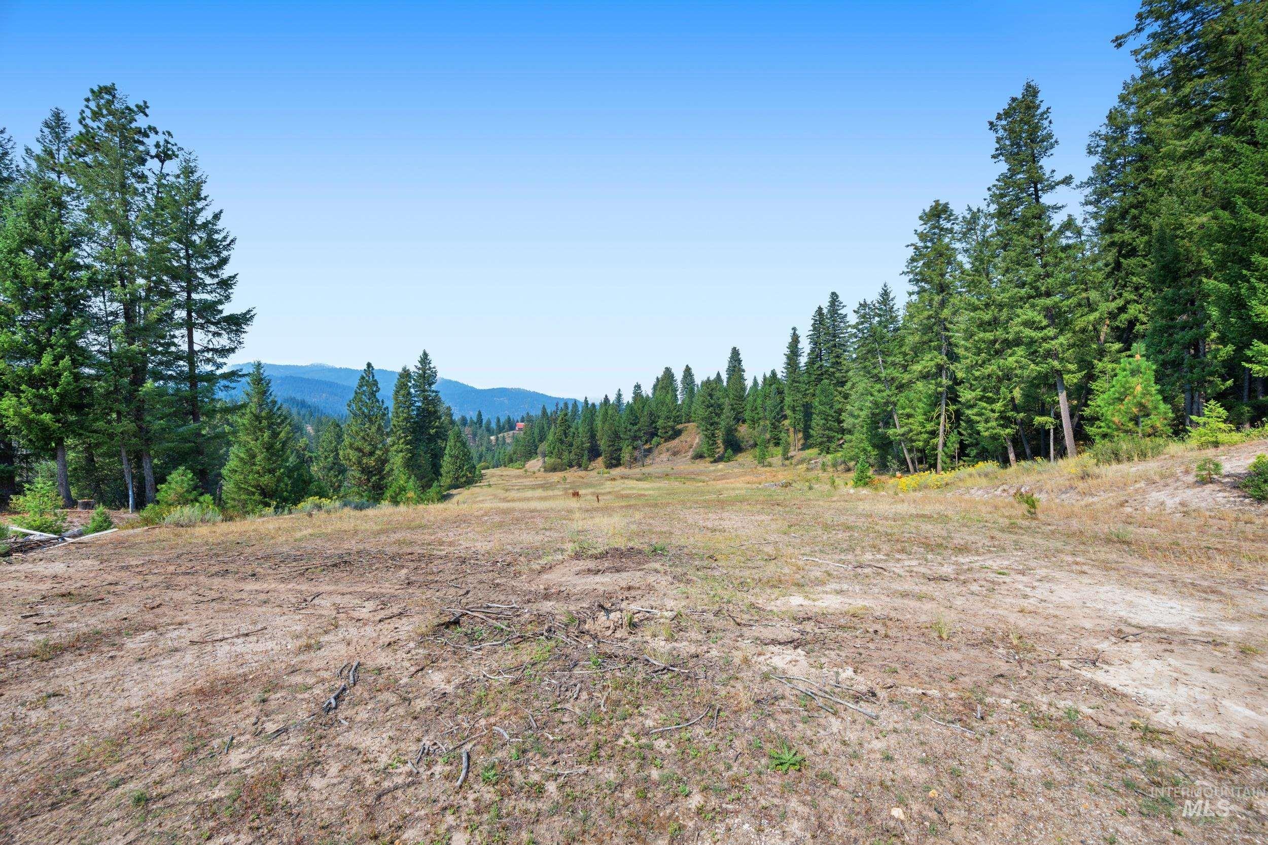 View of mountain backdrop featuring a heavily wooded area and rural landscape