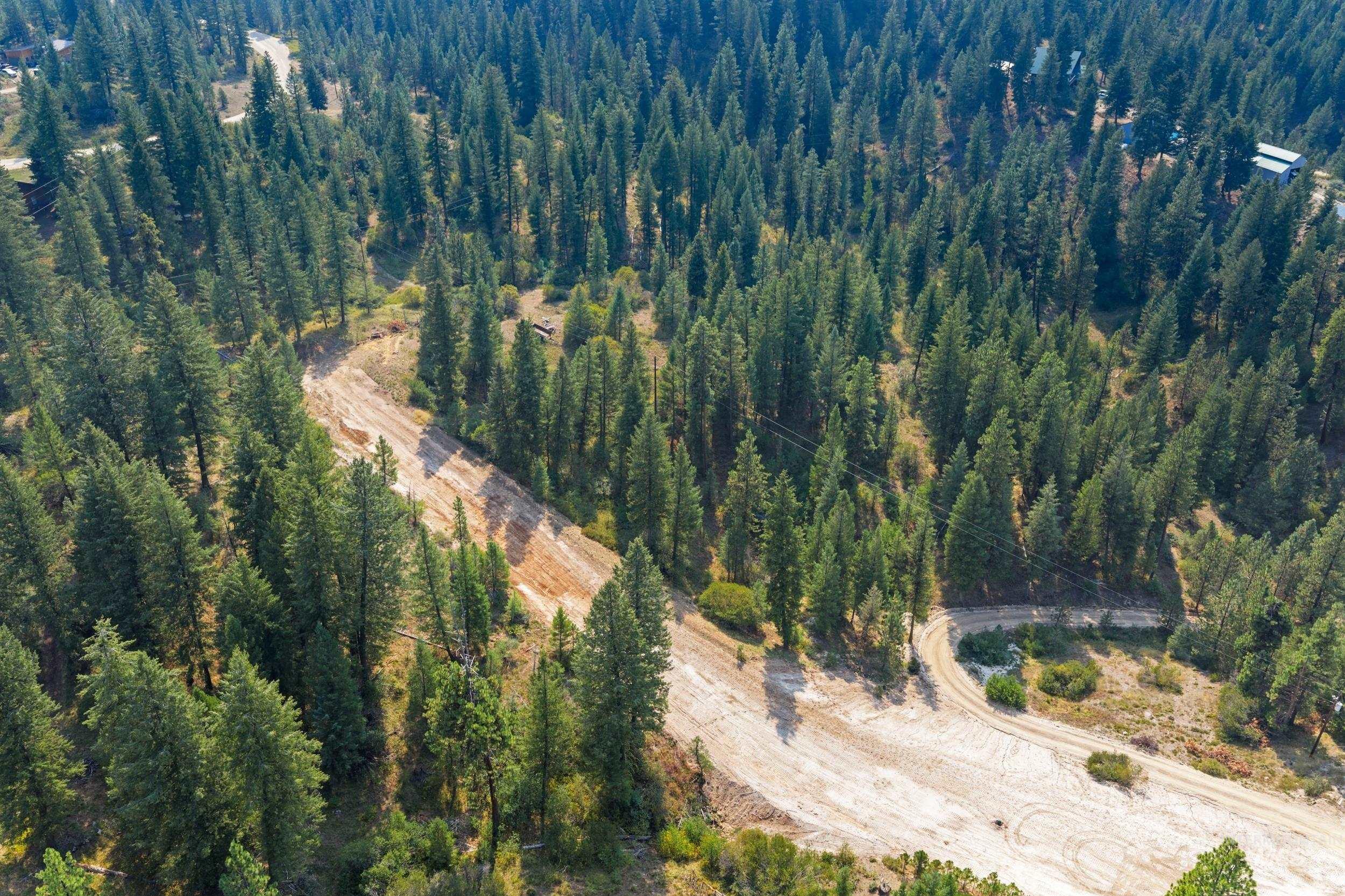 Aerial view of property's location