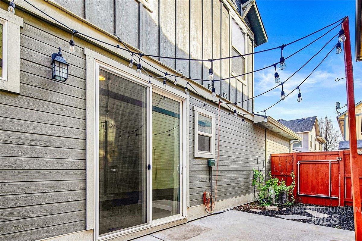 View of patio / terrace with a gate
