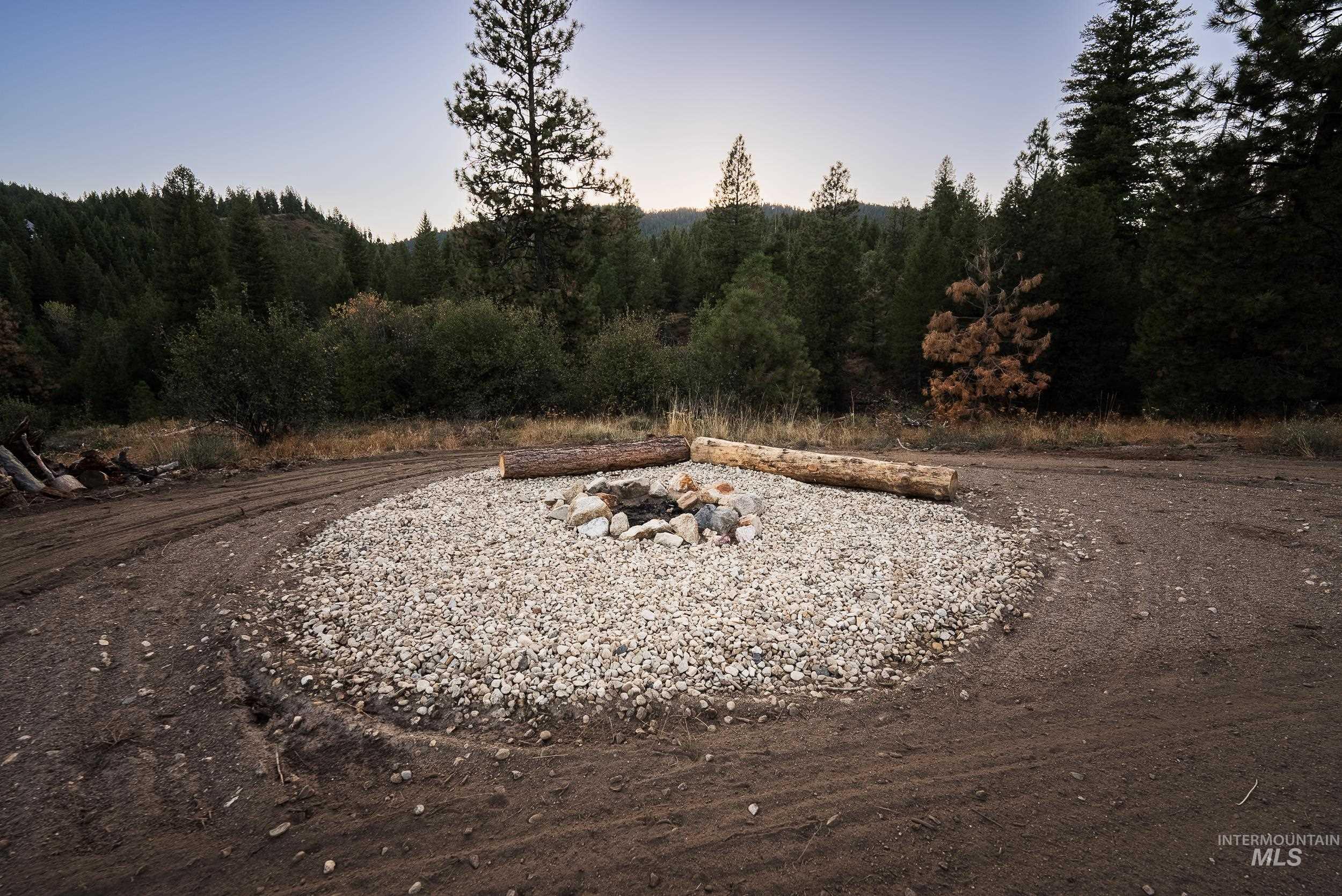 View of yard featuring a view of trees