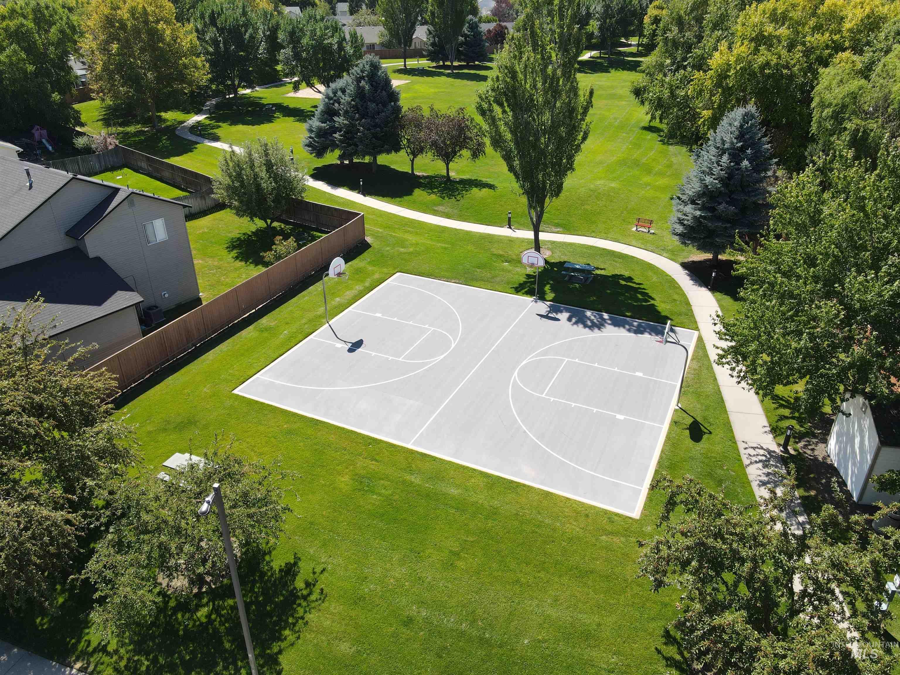 View of sport court with community basketball court