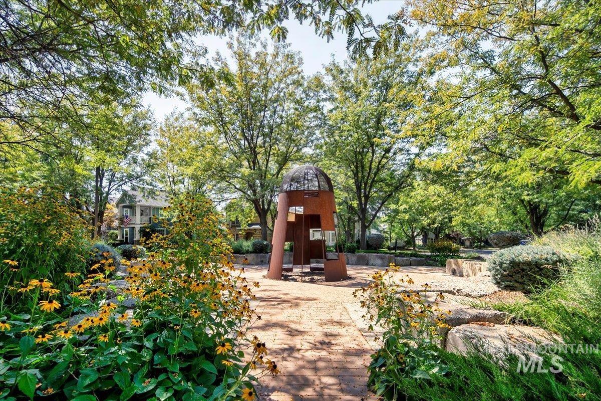 Round-a-bout with Public Art display