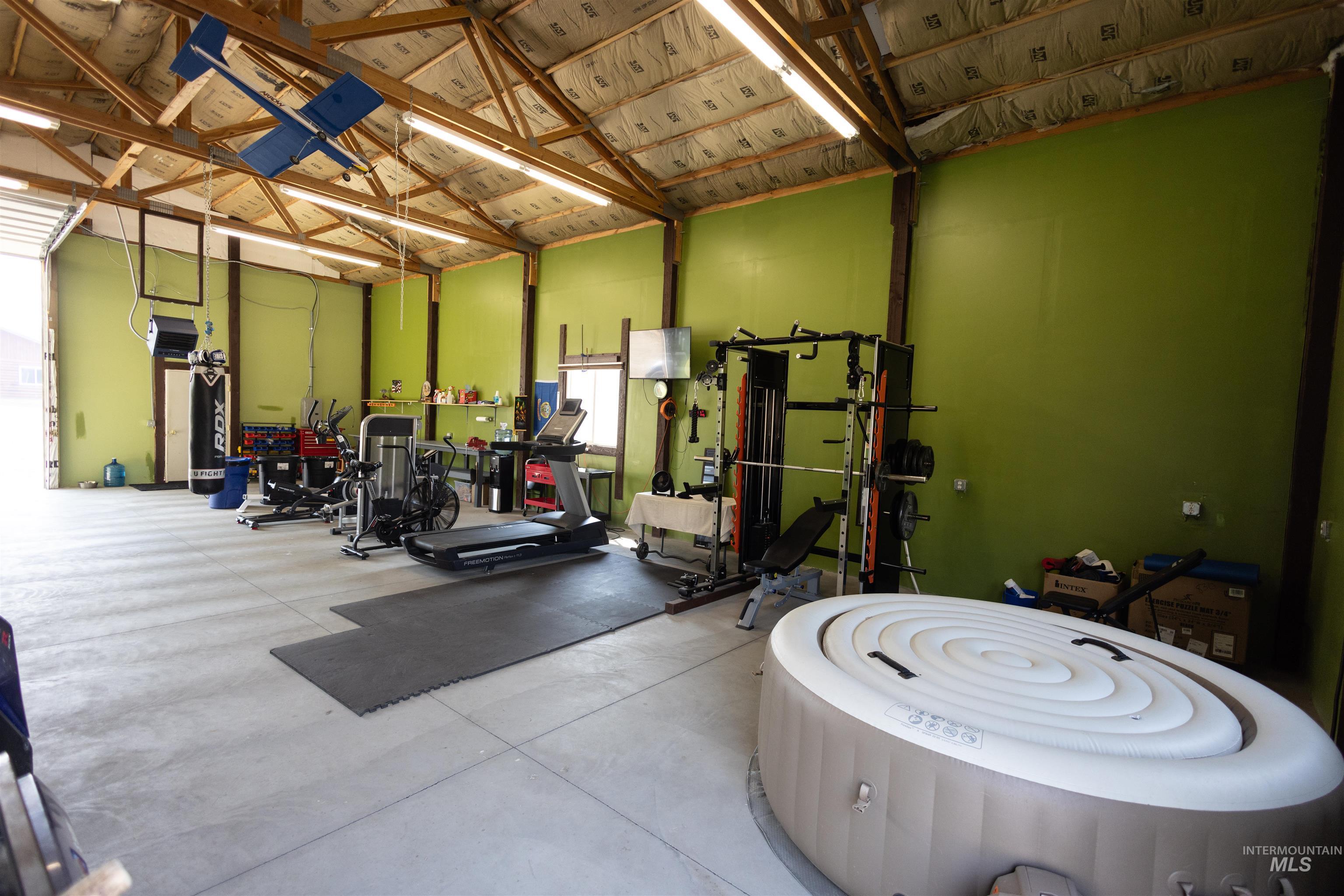 View of workout area