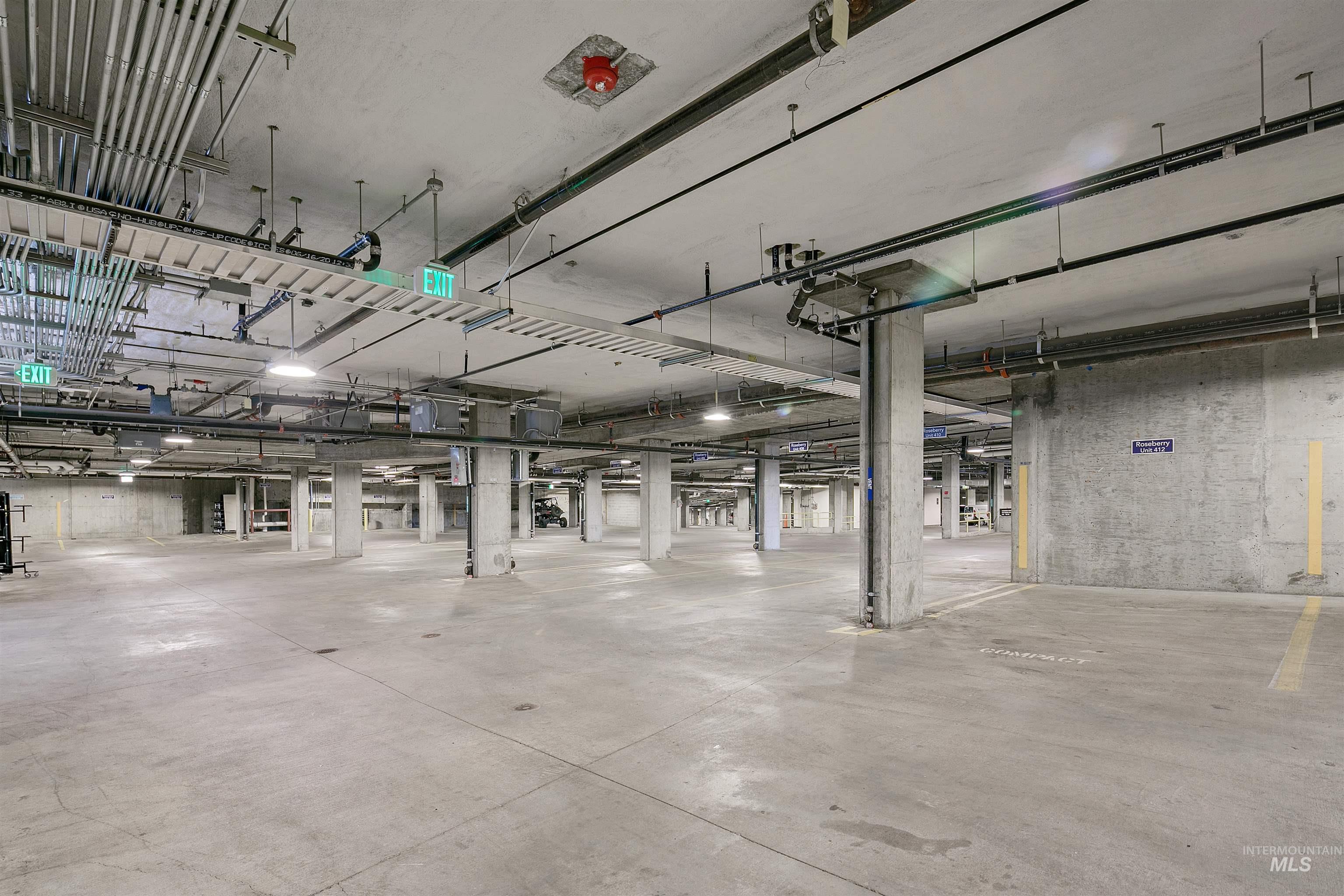 View of parking deck