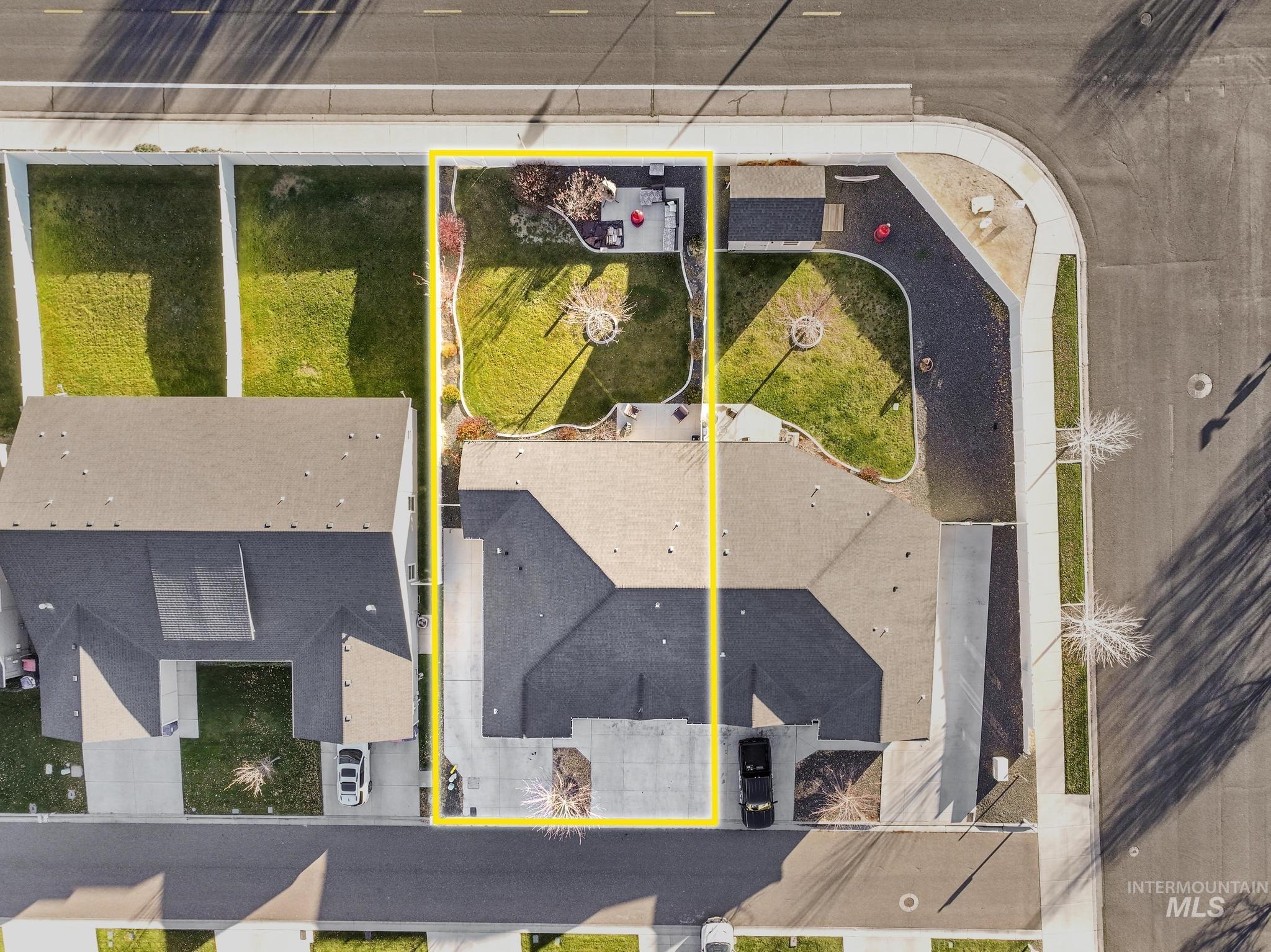 View of property location featuring property boundaries highlighted