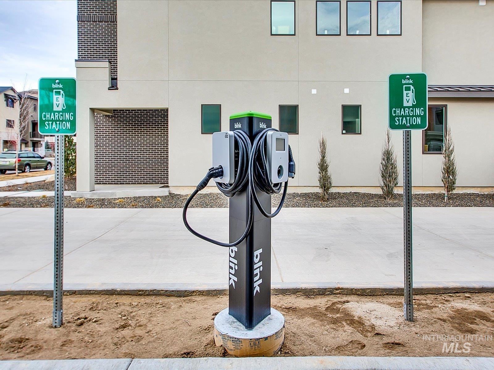 Exterior view of car charger