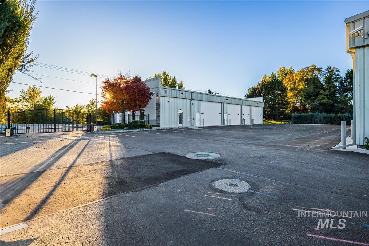 View of uncovered parking lot