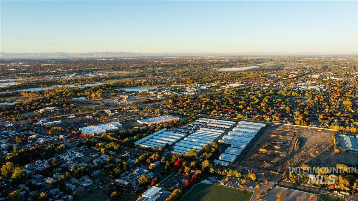 Aerial overview of property's location