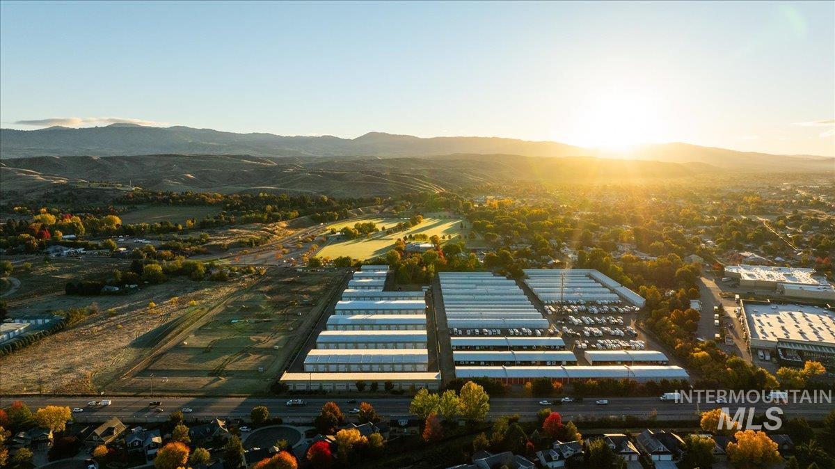 Bird's eye view of mountains