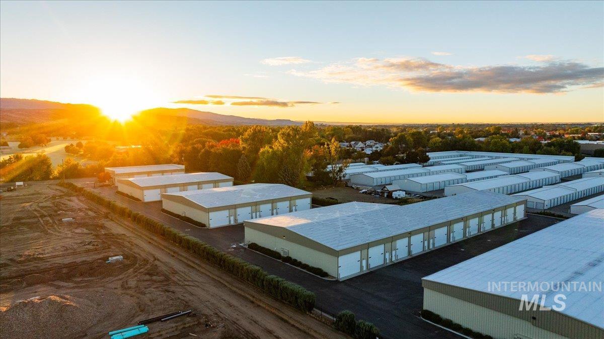 Dock area with a residential view