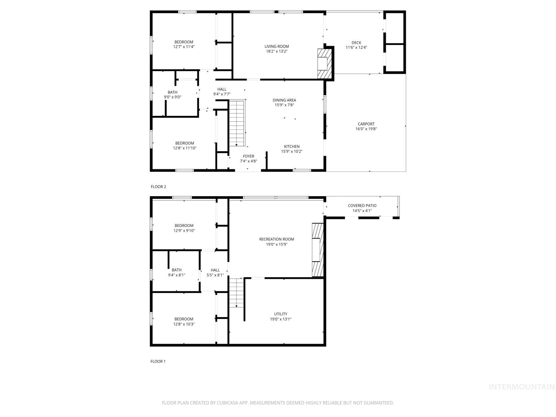 View of room layout