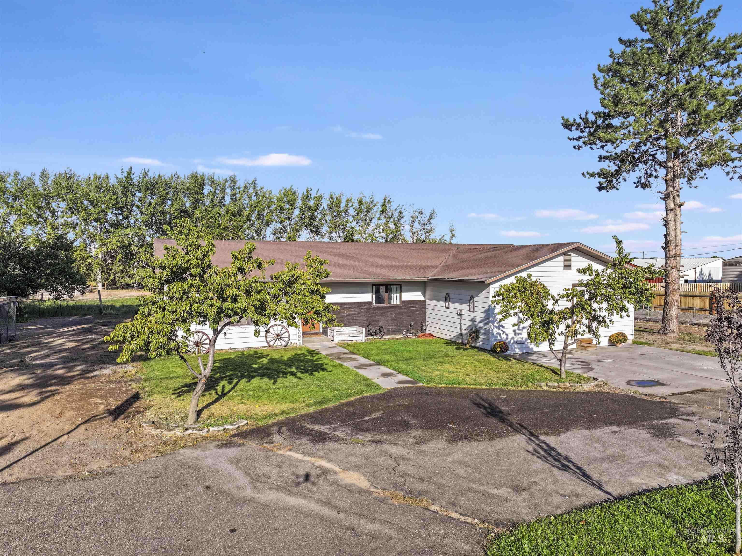 Single story home with driveway