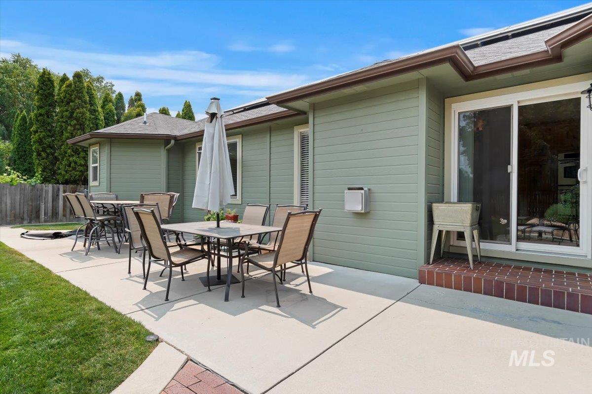 View of patio / terrace featuring outdoor dining space