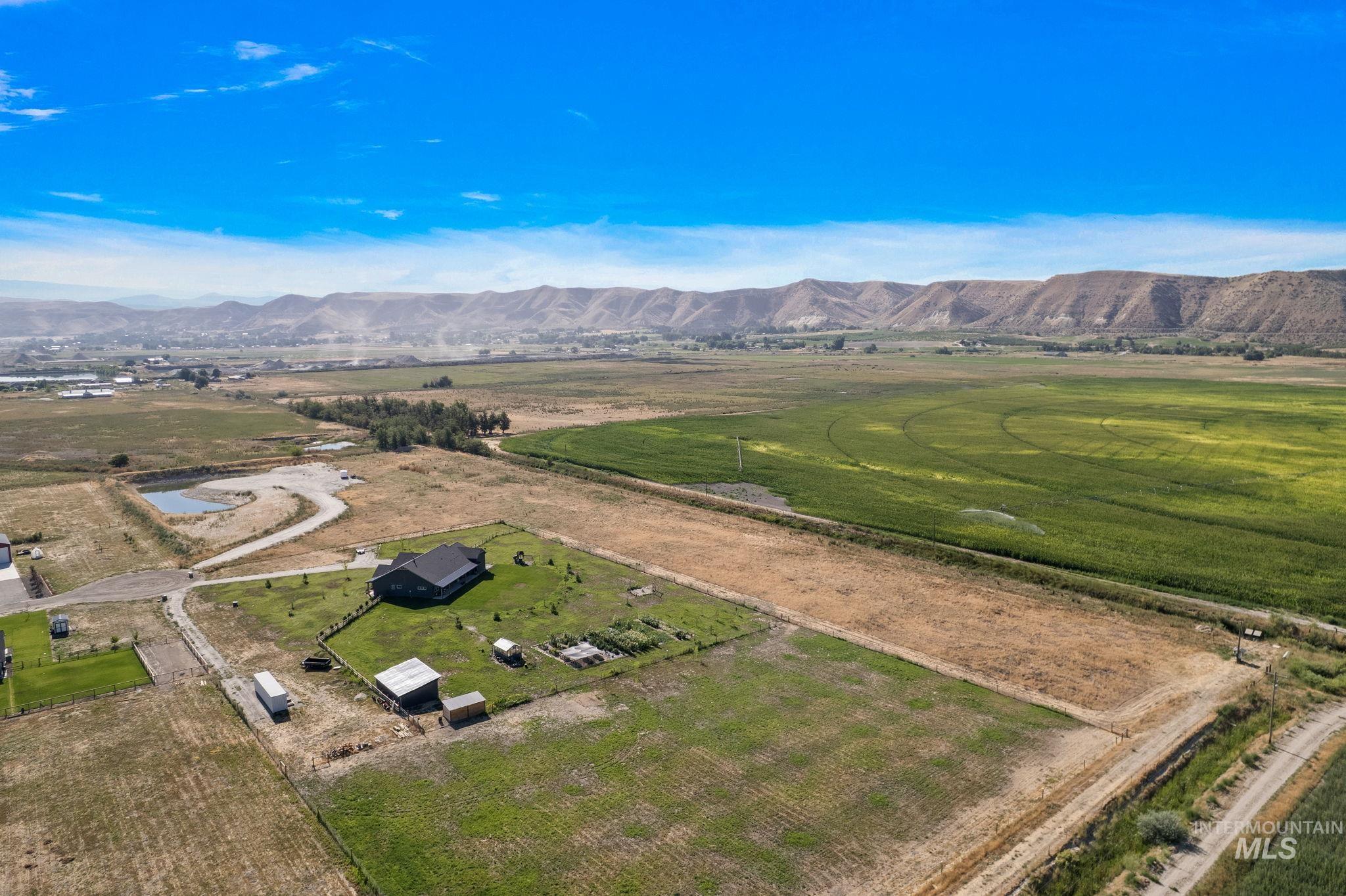 View of rural area featuring a mountain backdrop