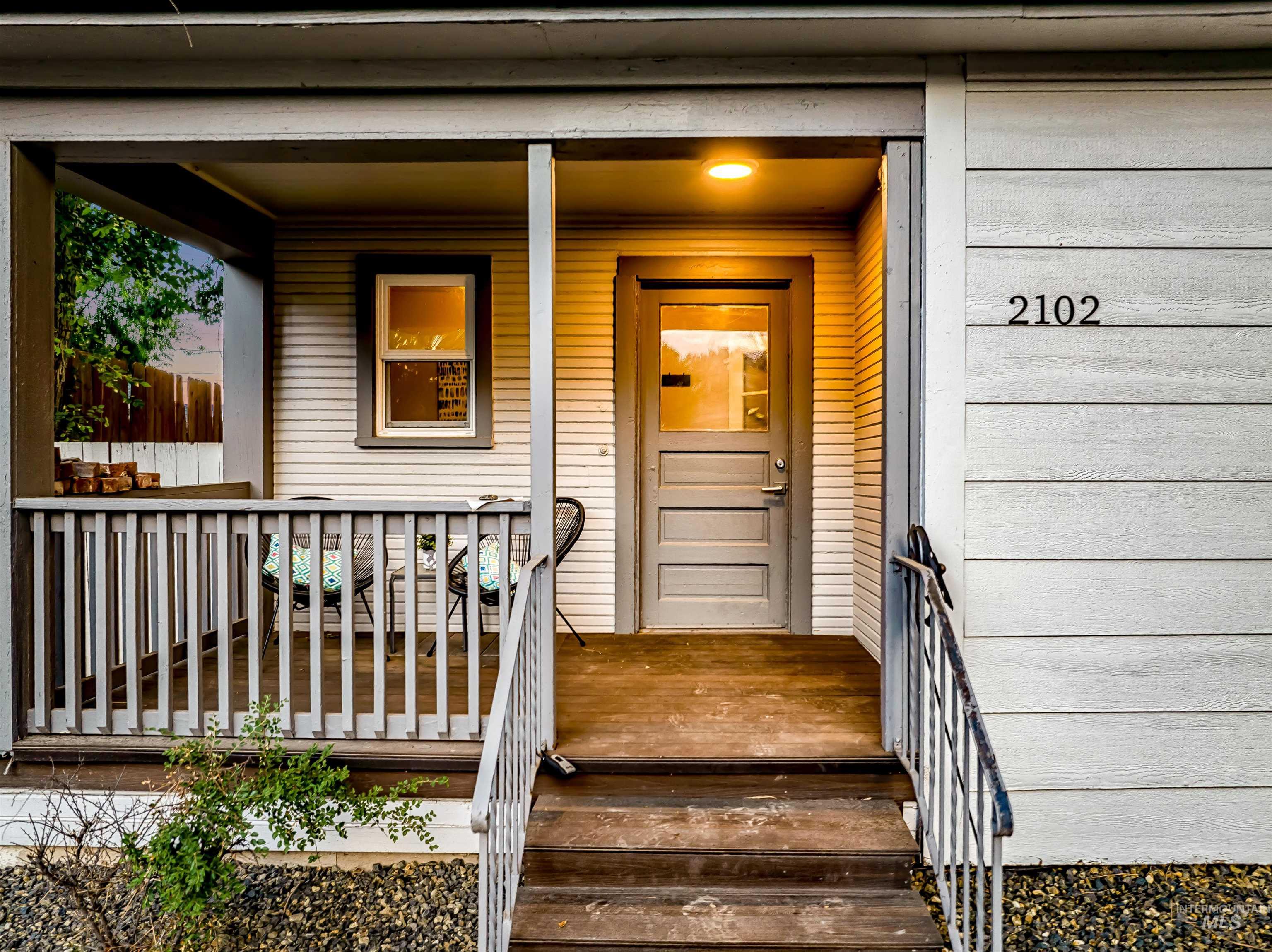 Entrance to property with covered porch