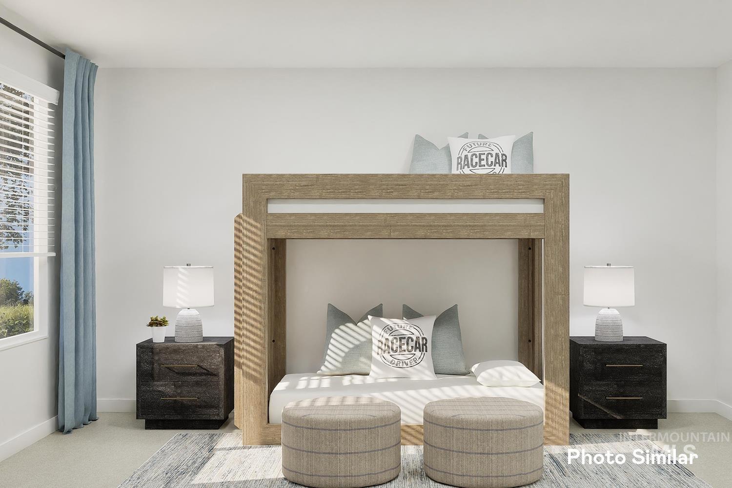 Bedroom featuring carpet floors