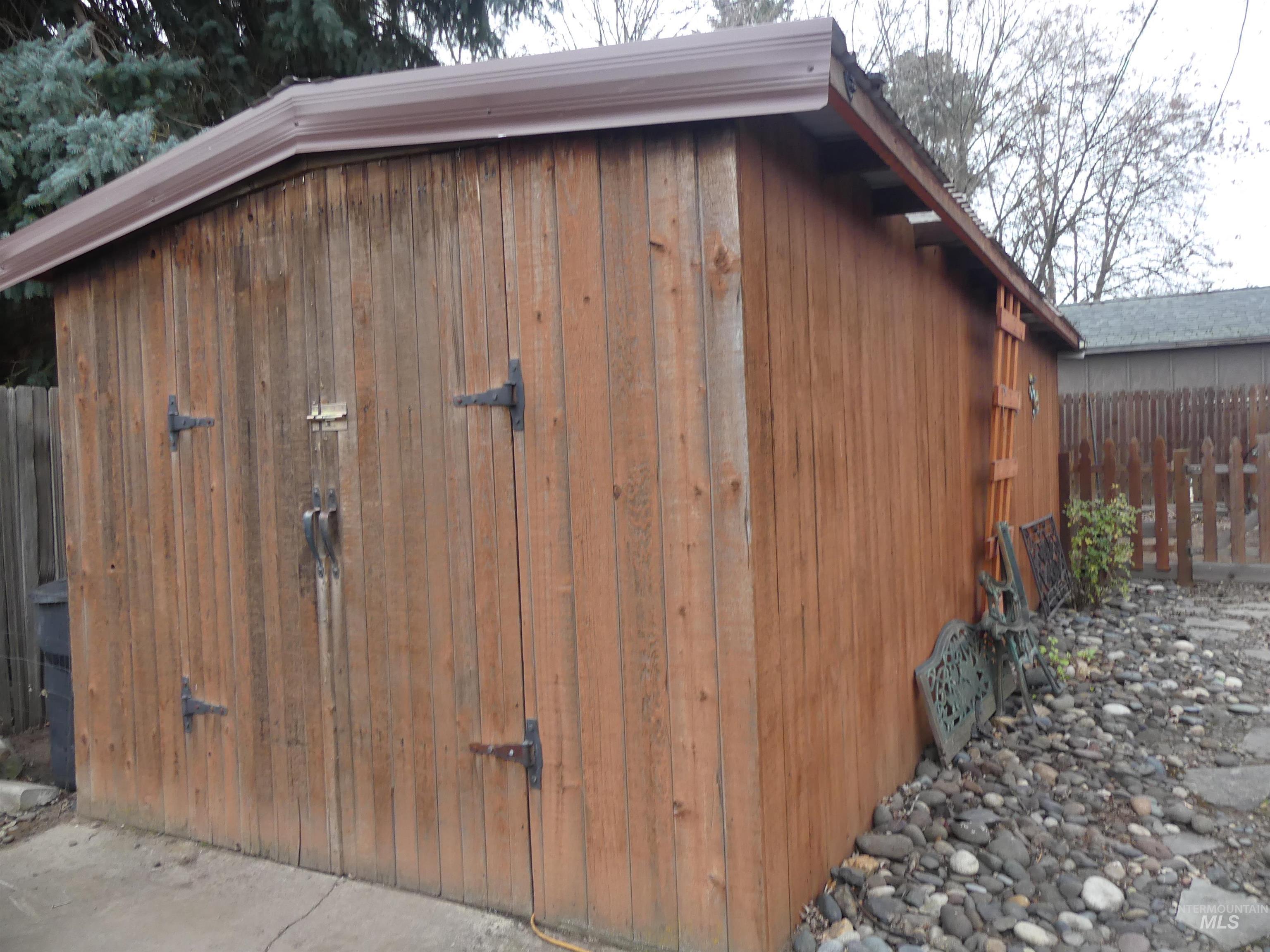 View of outbuilding