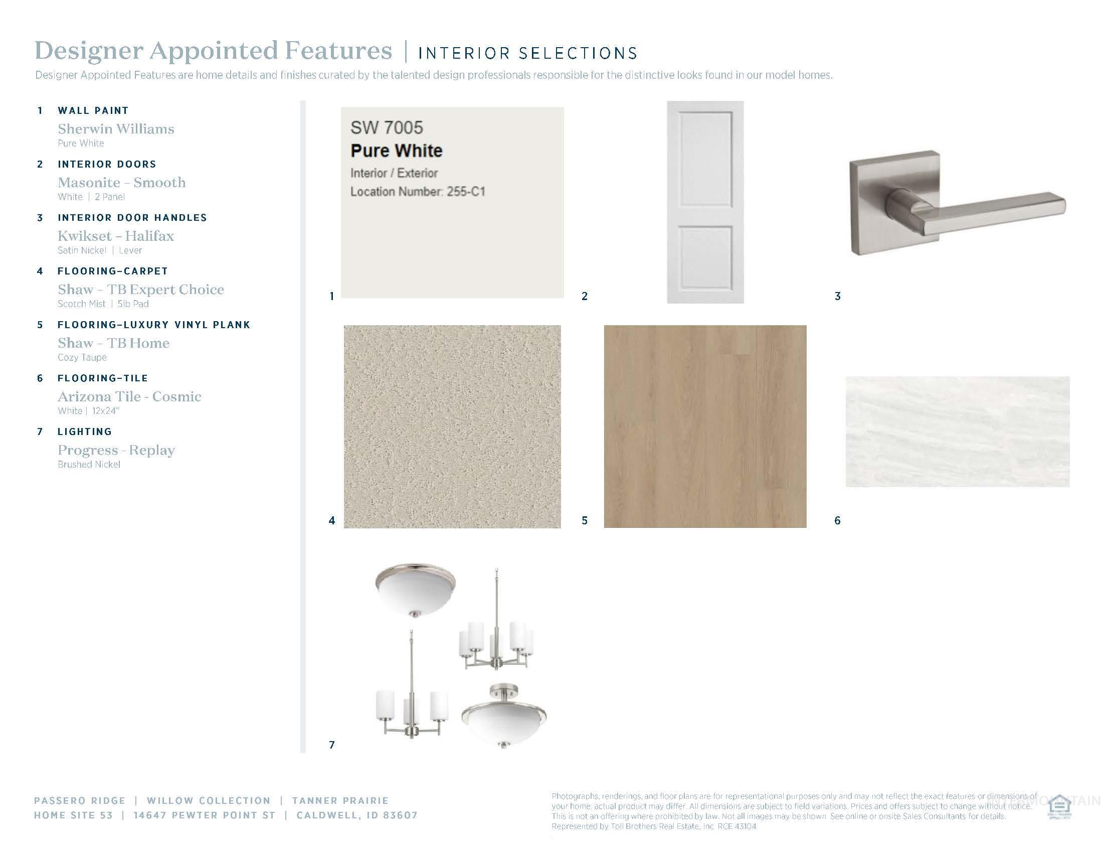 View of a document with a collage of images