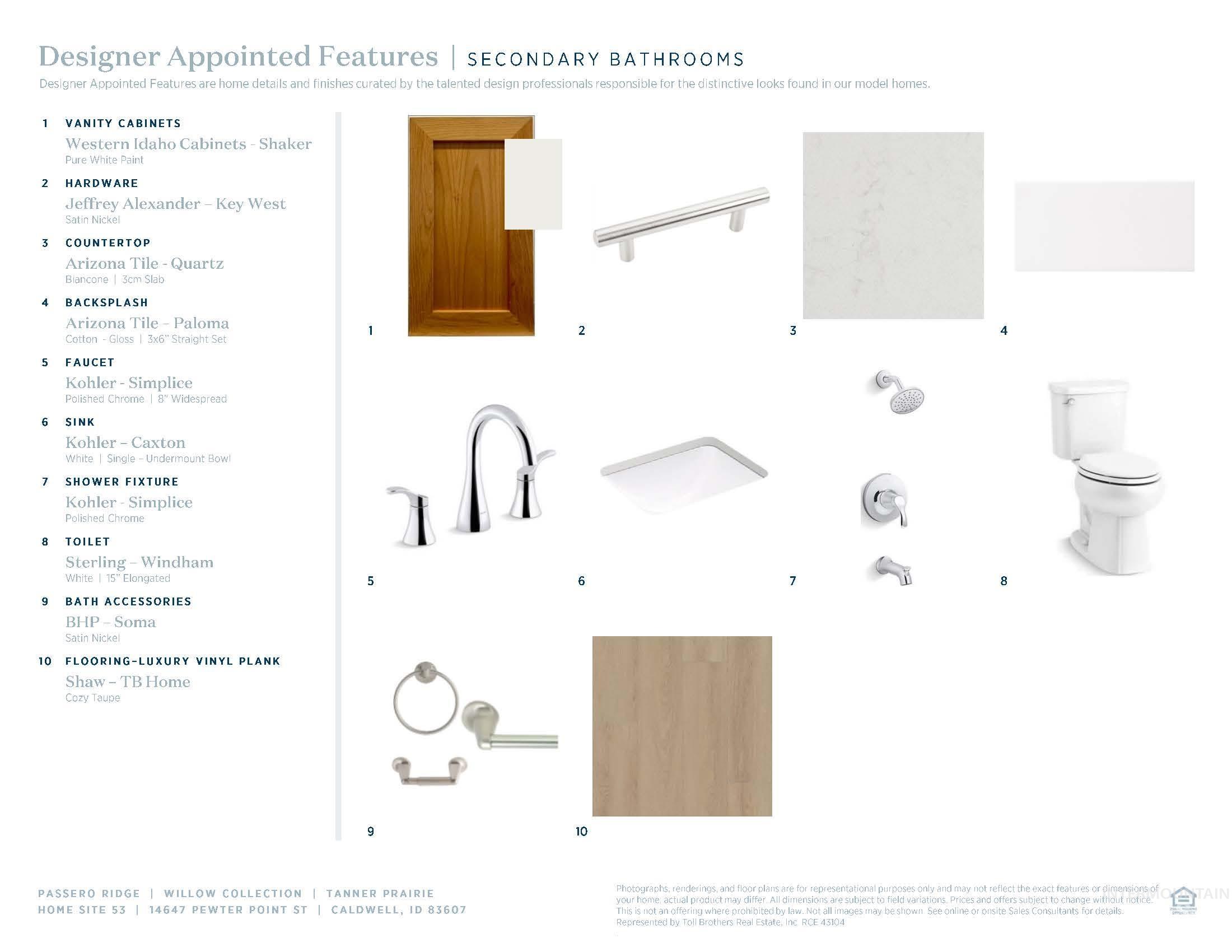 View of a document with a collage of images