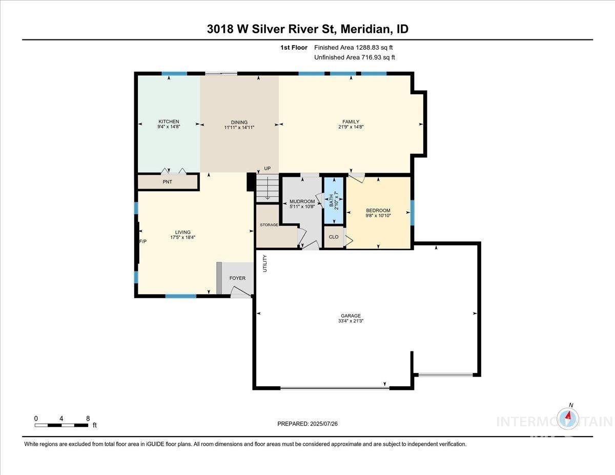 View of floor plan / room layout