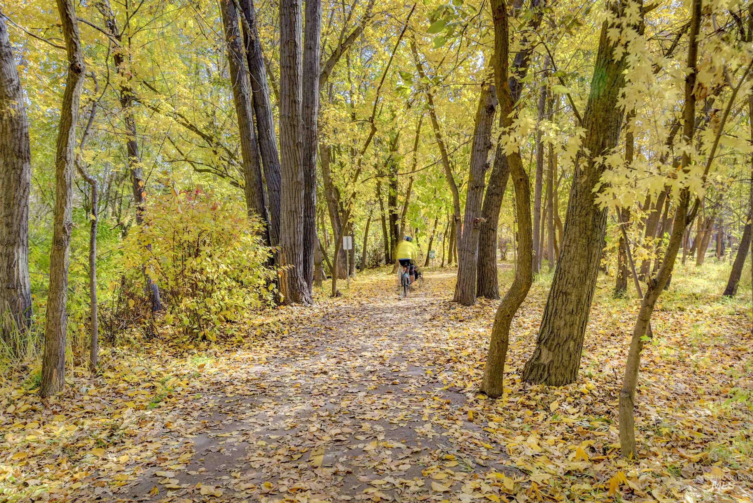 View of community with a wooded view