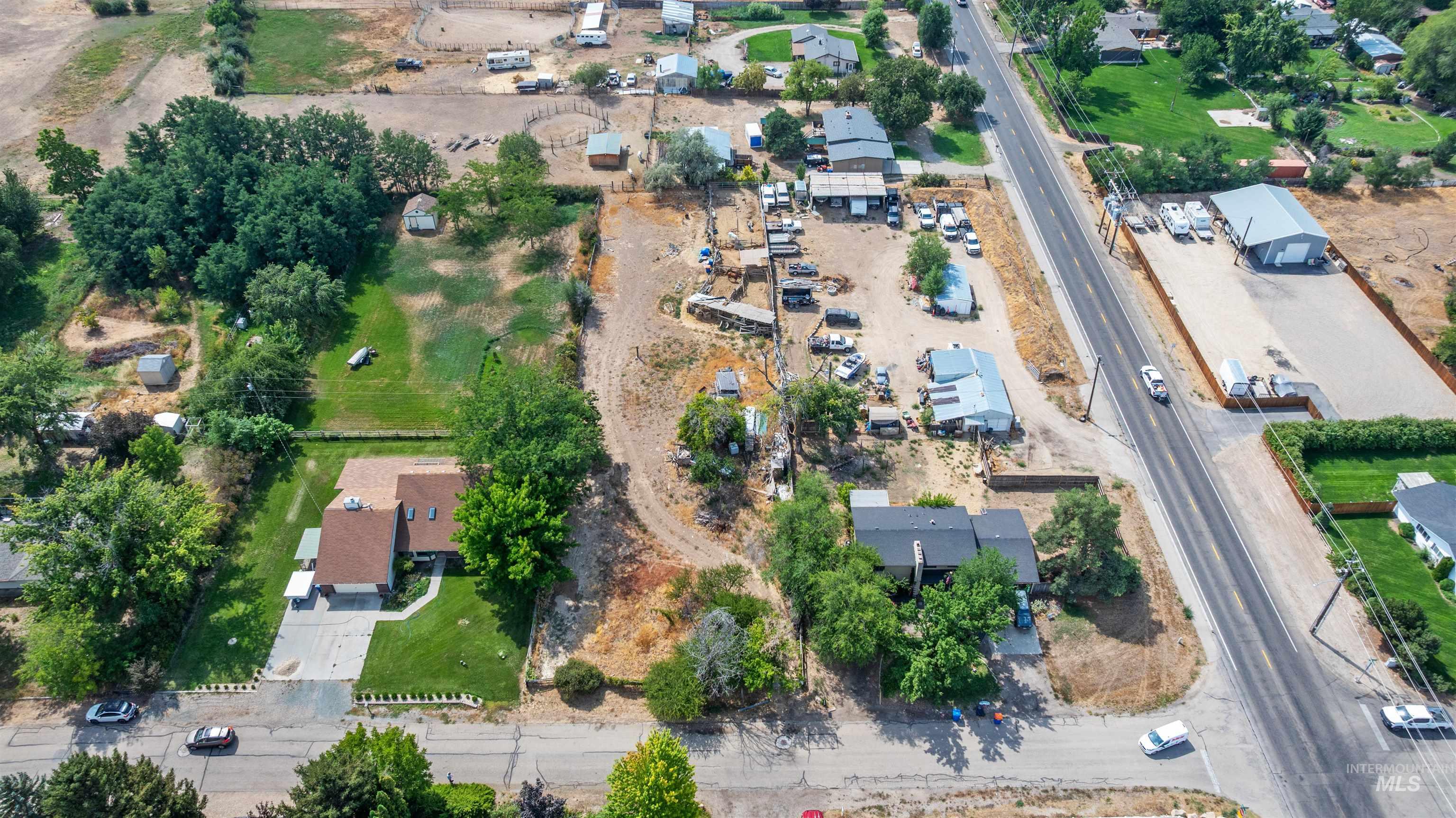 Aerial overview of property's location