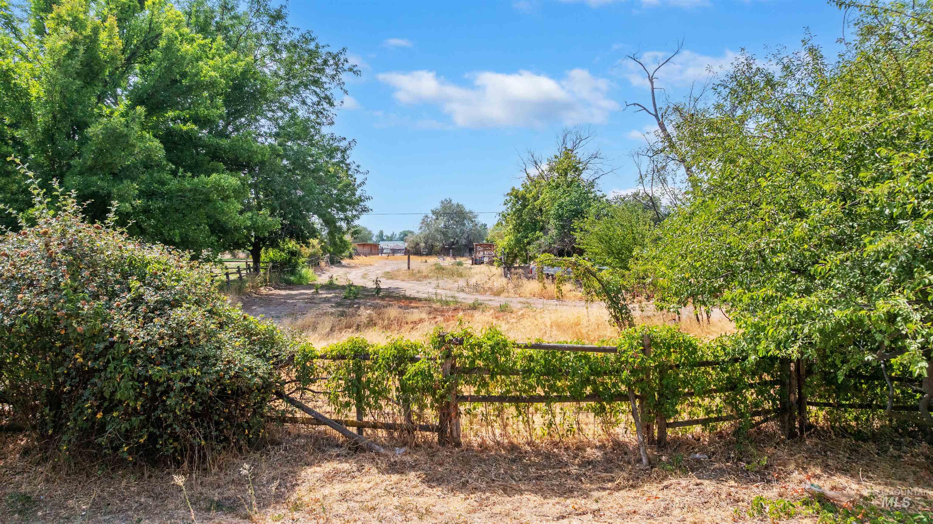 View of yard featuring a rural view