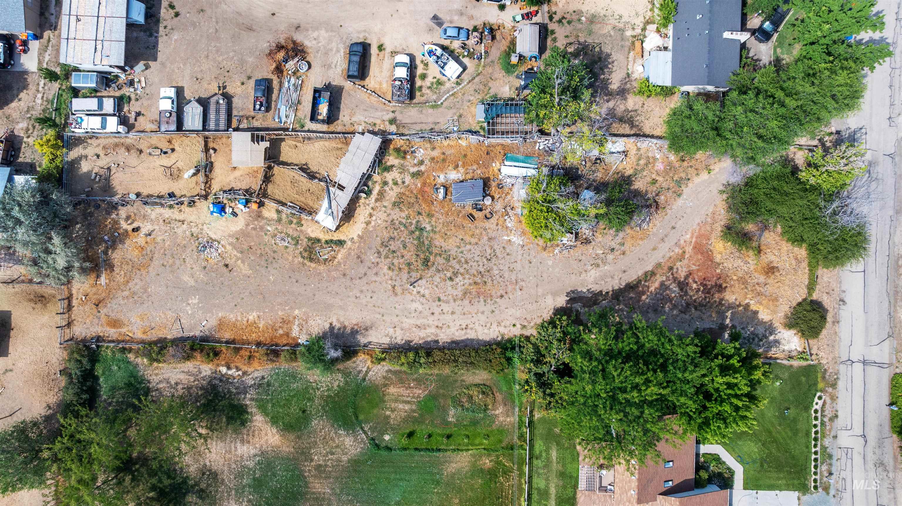 Aerial view of property's location