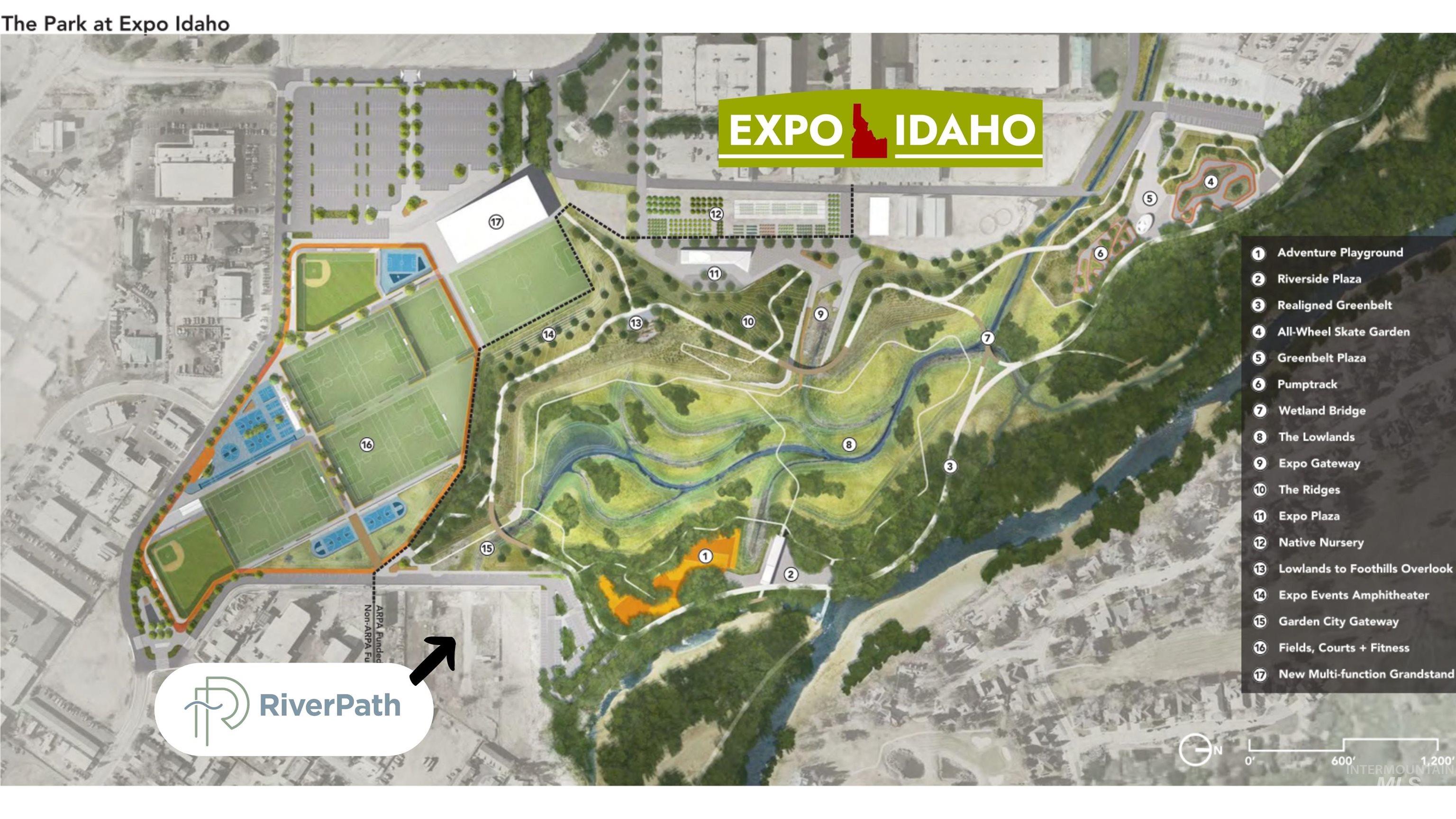 Map / location featuring property boundaries highlighted