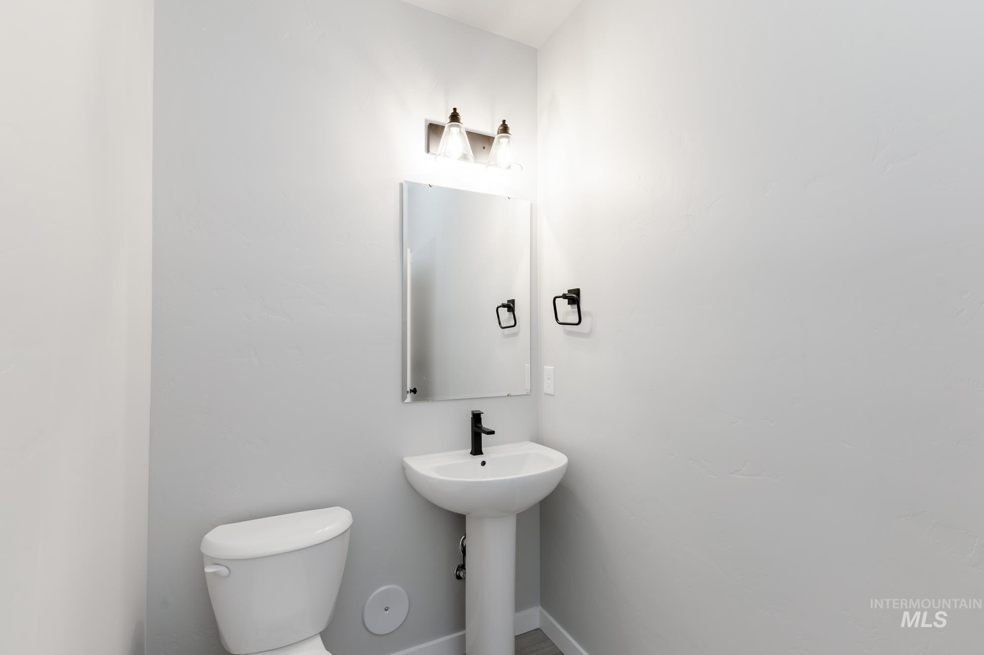 Half bath with toilet