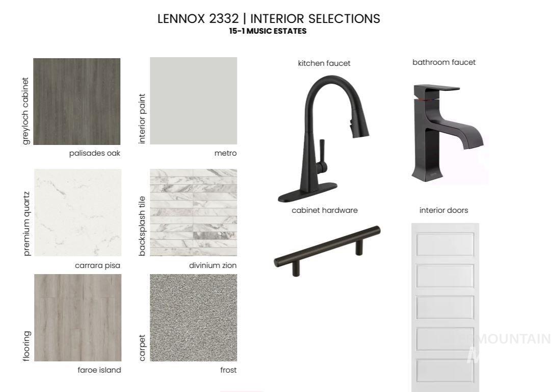 View of marketing collateral with multiple images